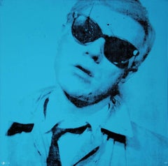 After Andy Warhol, Self Portrait, porcelain platter (Rosenthal Studio Line)