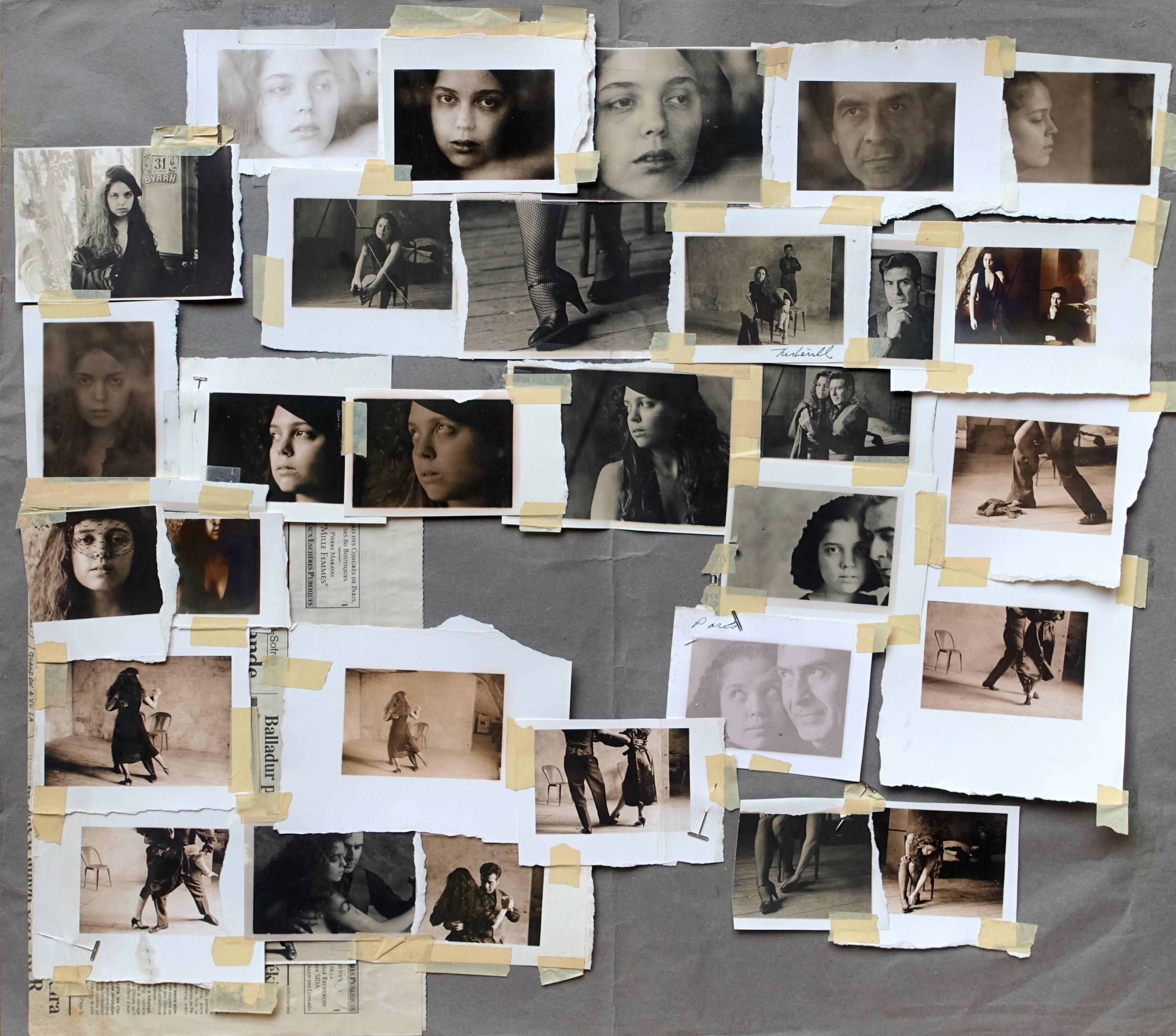 Deborah Turbeville Black and White Photograph - Paris Tango Collage