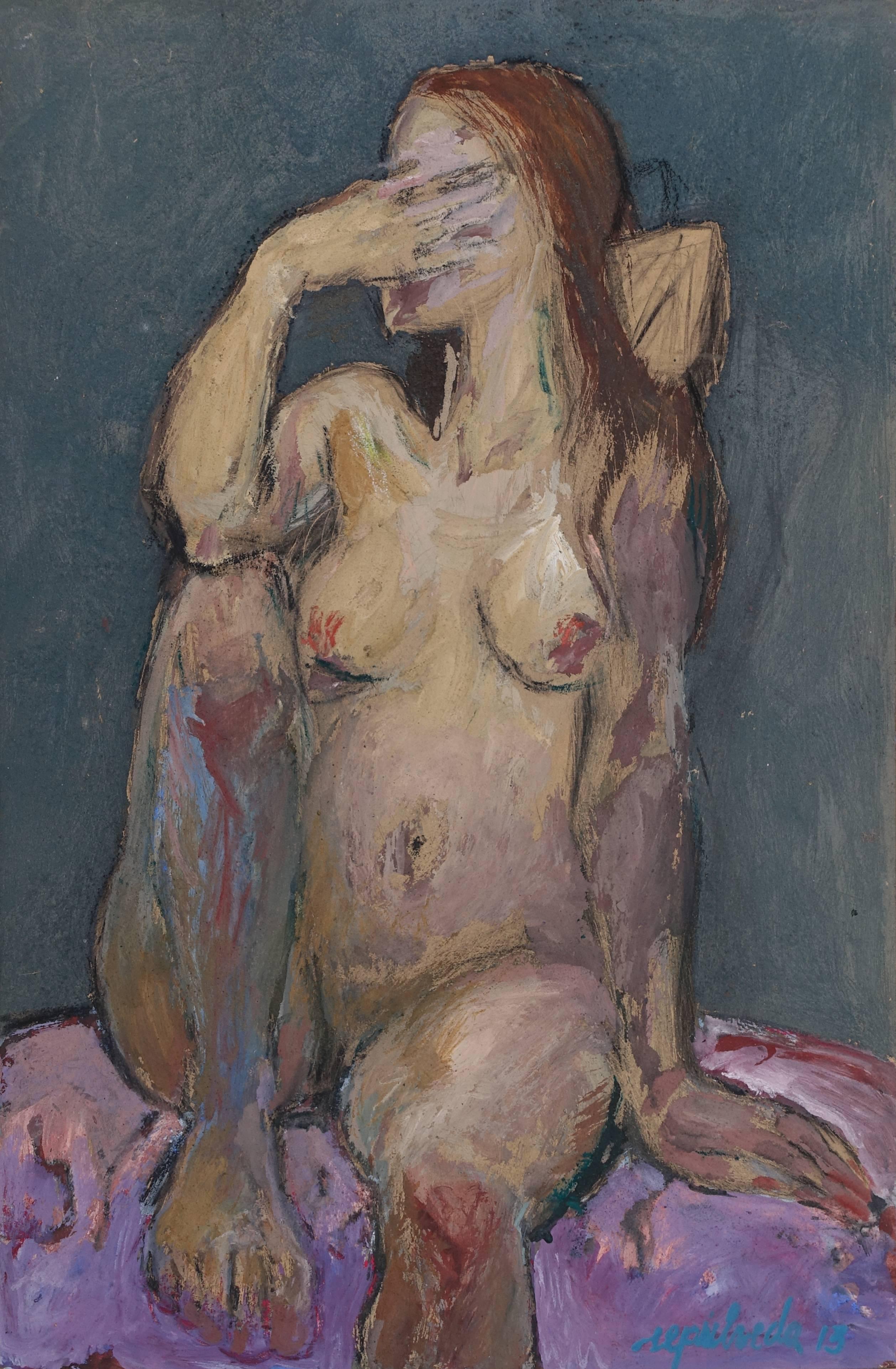 Artemio Sepulveda Nude Painting - Desnudo No. 1