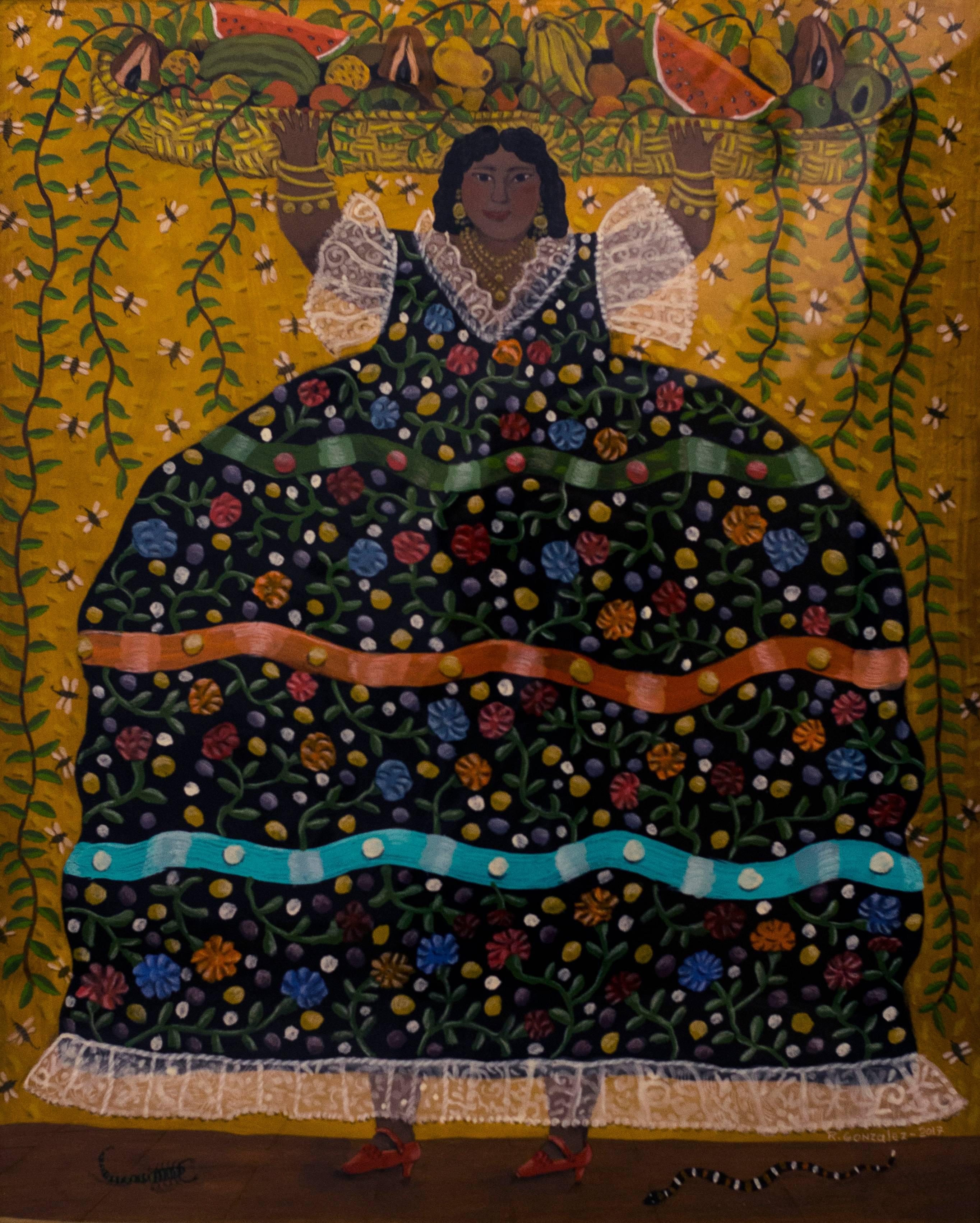 Raymundo González Figurative Painting - La Tehuana