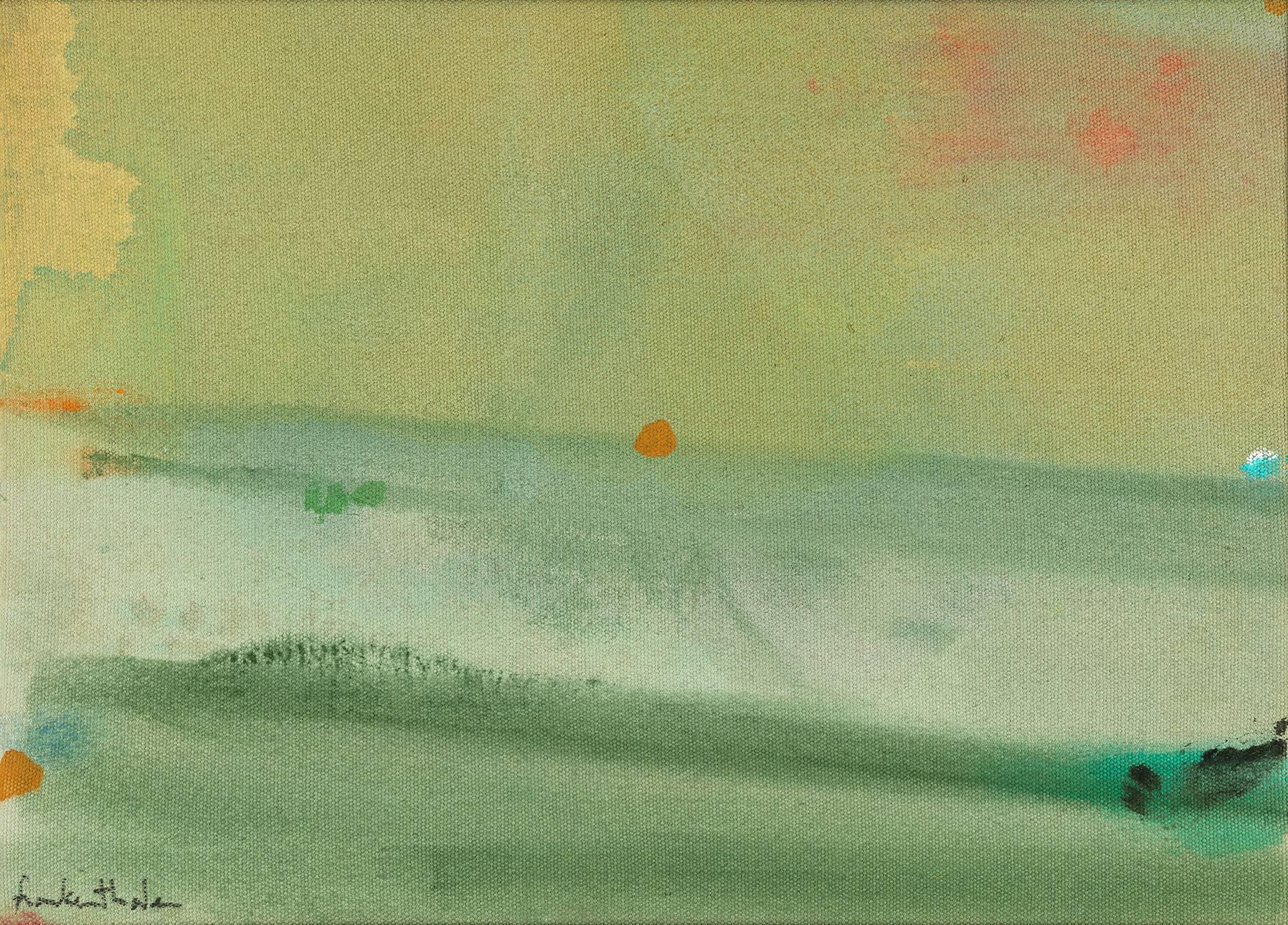 Helen Frankenthaler Abstract Painting - Untitled, July, 1975