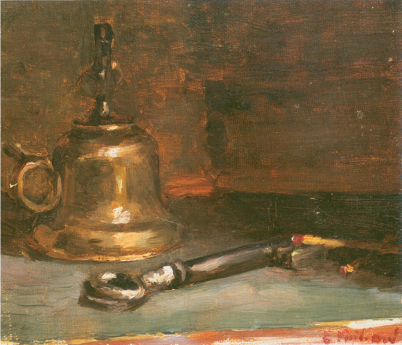 Edouard Vuillard Still-Life Painting - Oil Lamp (La lampe a petrole)