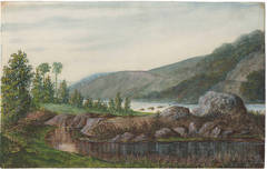 Landscape with River and Mountains