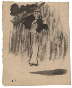 Portrait of the Actress Marguerite Moreno on Stage