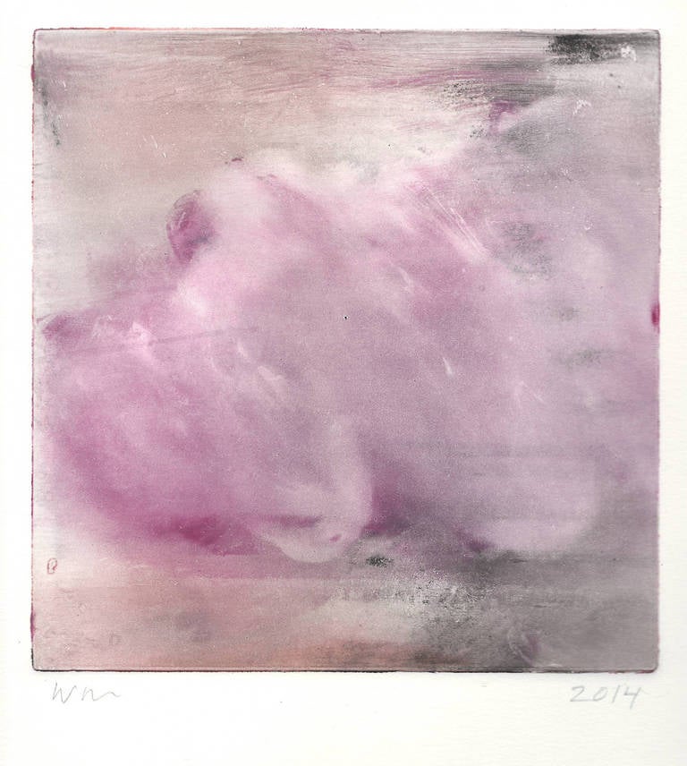 Wendy Mark Abstract Print - Pink Cloud 1