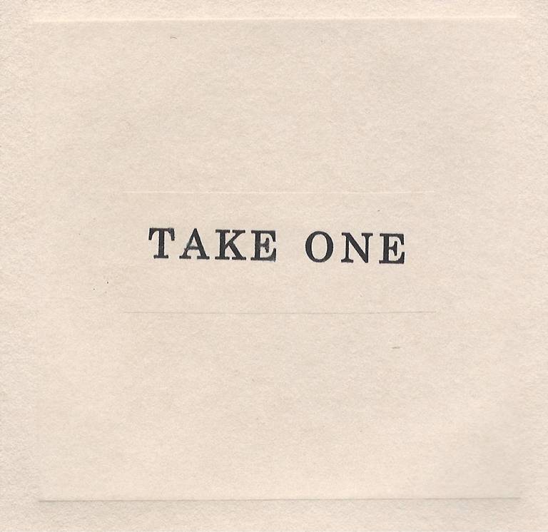 Take One - Print by Wendy Mark