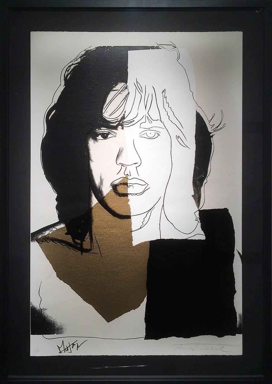 Andy Warhol Figurative Print - Mick Jagger II.146