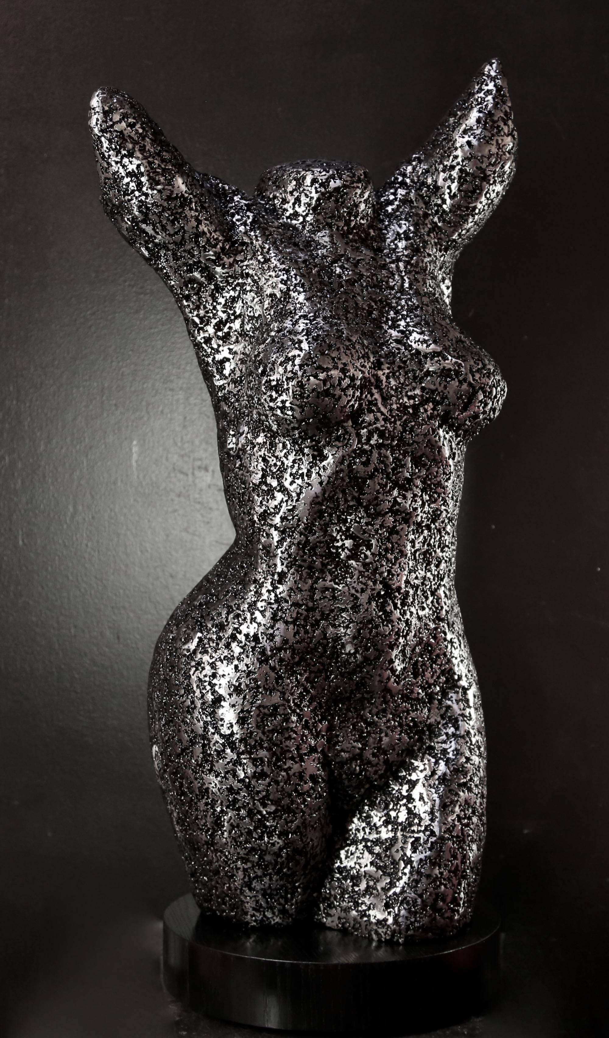 Niso Maman Figurative Sculpture - Iron Torso