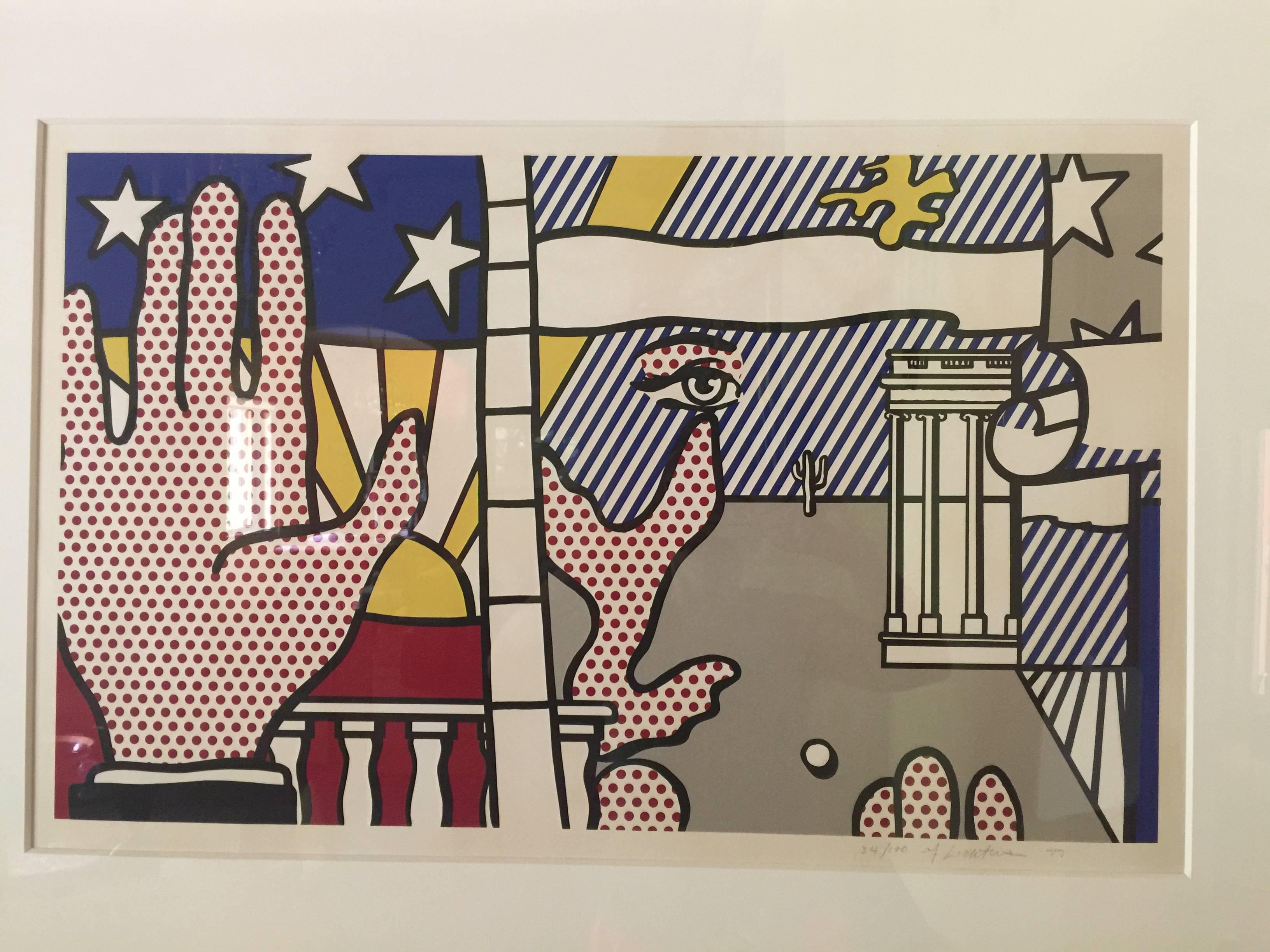 Roy Lichtenstein Interior Print - Inaugural Print