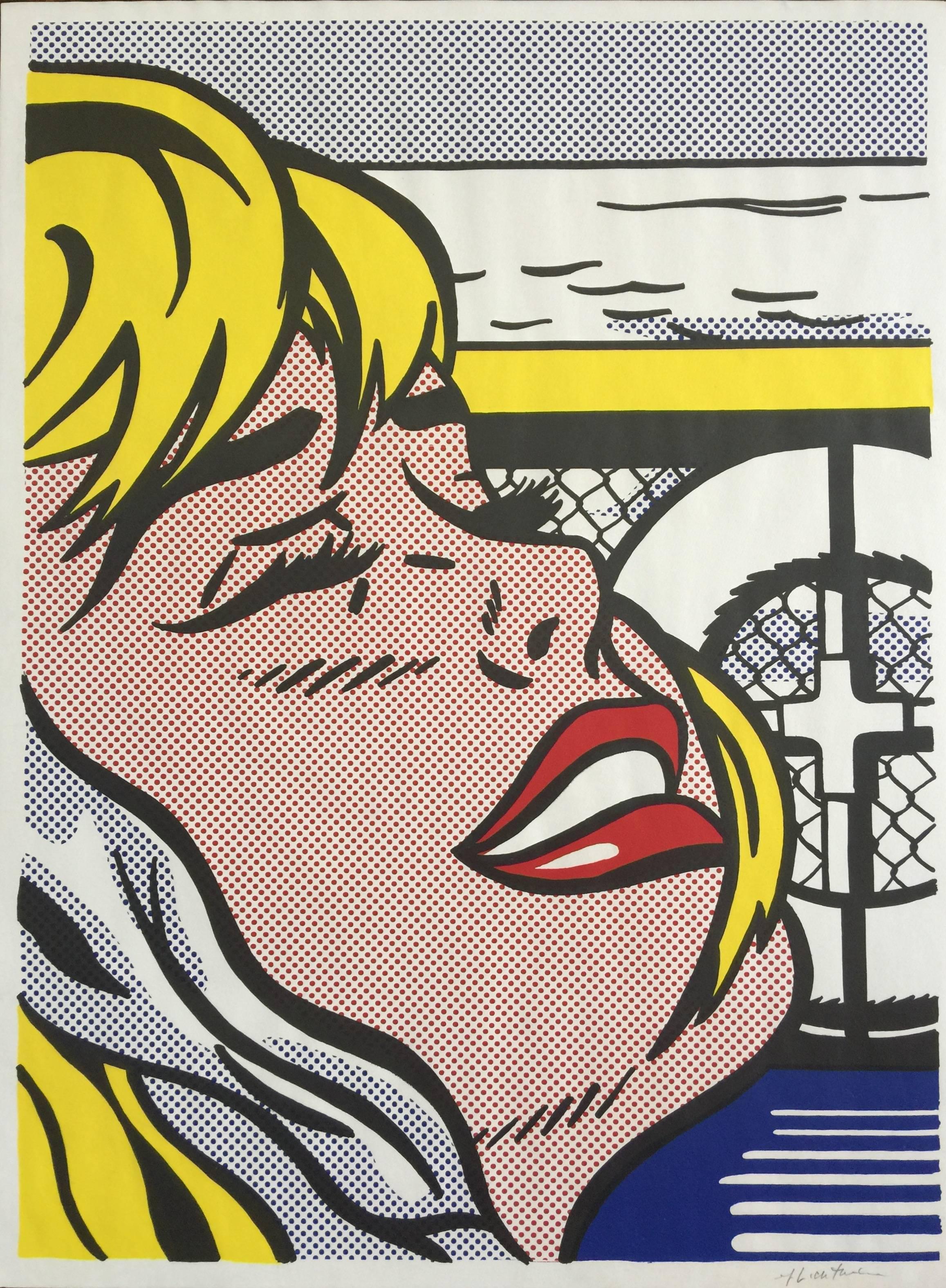 Roy Lichtenstein Figurative Print - Shipboard Girl