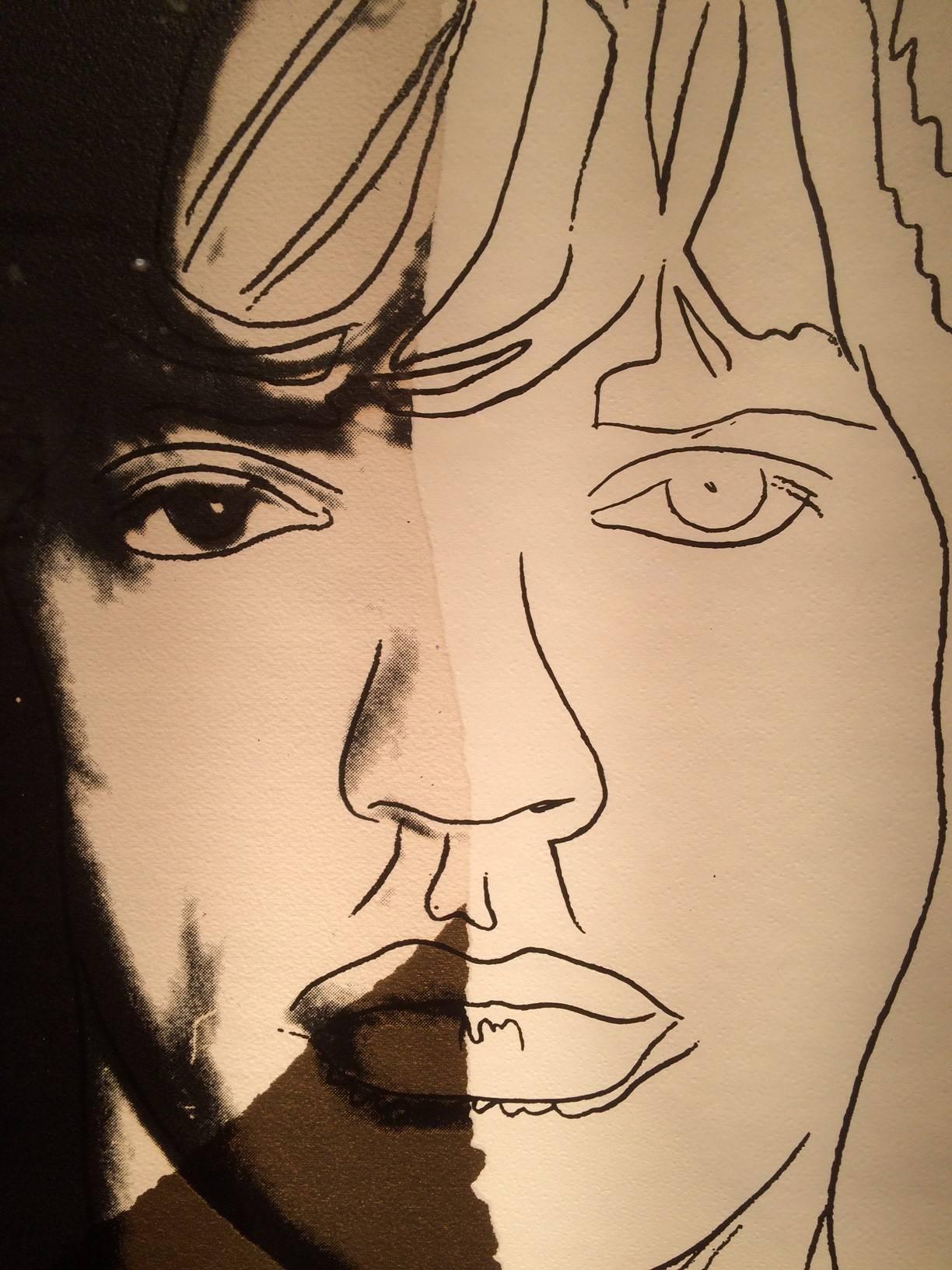 Mick Jagger II.146 - Print by Andy Warhol