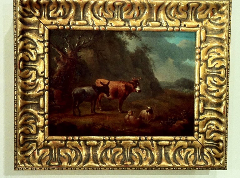 Unknown Landscape Painting - Landscape Old Masters Dutch Painting 1700's 