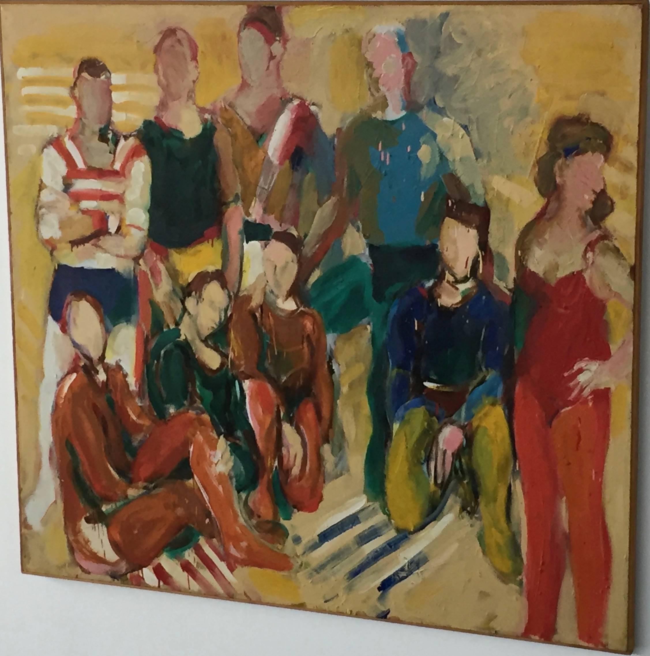 Jack Ogden Figurative Painting - "The Performers"
