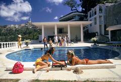 'Poolside Backgammon' Acapulco 1972 (Estate Stamped Edition)