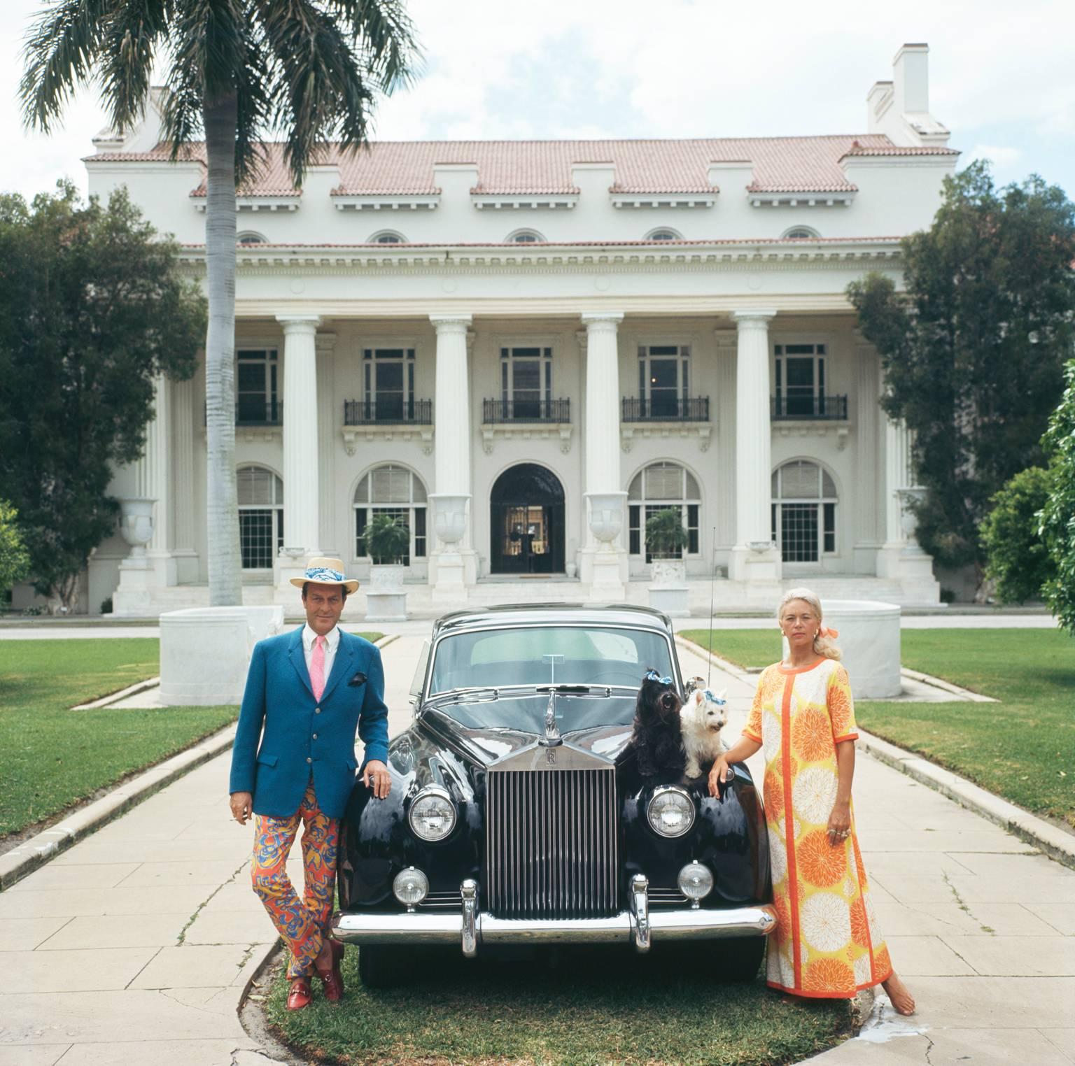 Slim Aarons Color Photograph - 'Donald Leas' Palm Beach 1968  (Estate Stamped Edition)