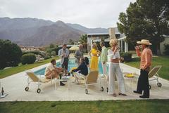 Retro 'Desert House Party' Palm Springs  (Archival Pigment Print)