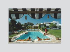 'Poolside In Sotogrande' (Perspex face mounted Aluminium Dibond) 1