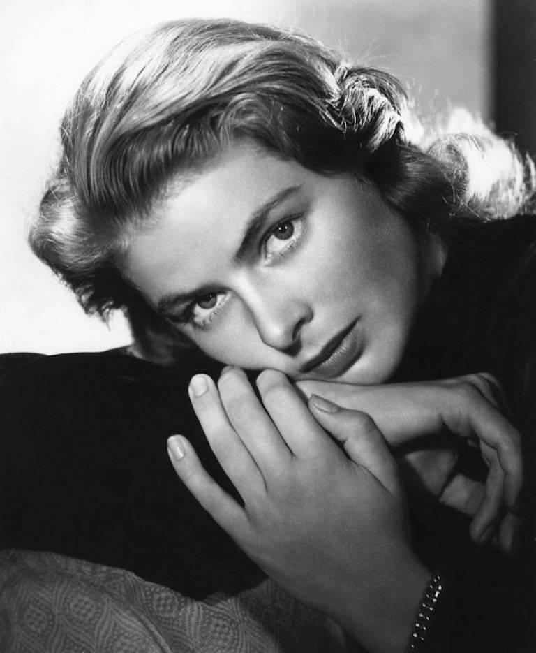 Ernest Bachrach Black and White Photograph - 'Ingrid Bergman'  (Limited Edition)