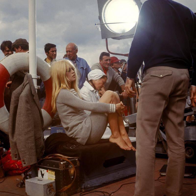 Unknown Color Photograph - 'Bardot On Set' (Open Edition C Type)