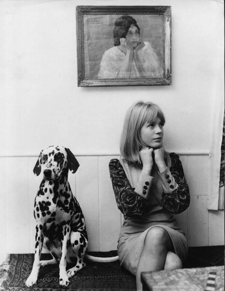 Unknown Black and White Photograph - 'Marianne Faithfull' (Limited Edition)