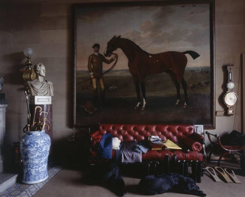 Christopher Simon Sykes Color Photograph - 'Chatsworth Painting' c 1980 SIGNED Limited Edition 