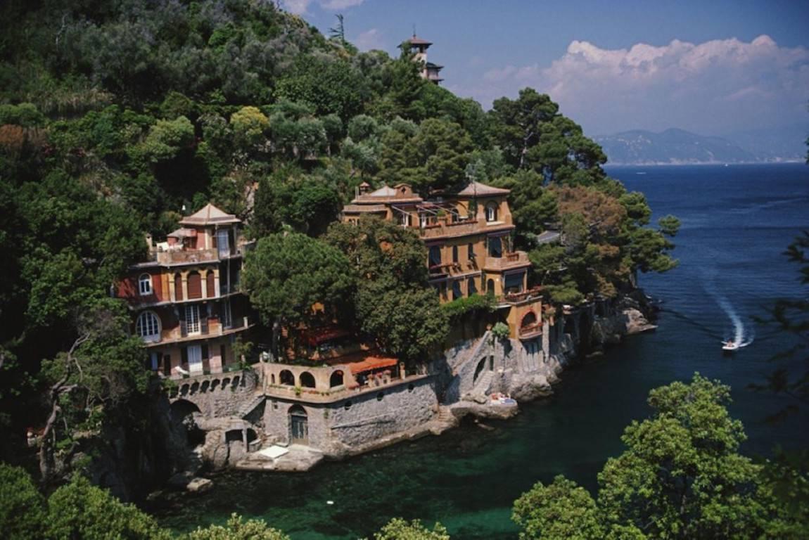 Slim Aarons Landscape Photograph - 'Portofino' Italy (Estate Stamped Edition)