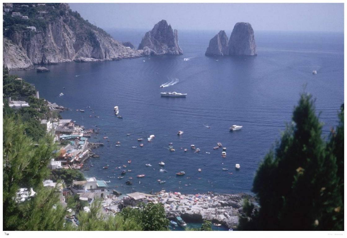 'Capri Bay' 1958 (Estate Stamped Edition) - Photograph by Slim Aarons