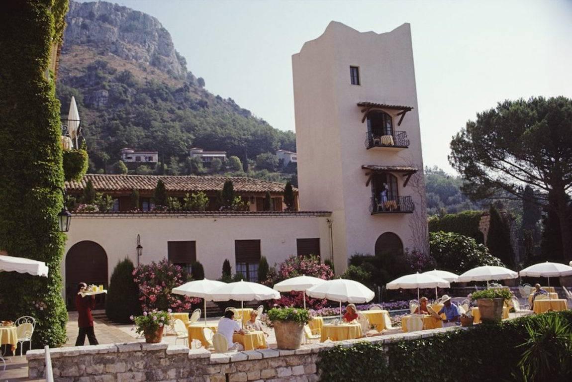 Slim Aarons Color Photograph - 'Chateau Saint-Martin' Cote d'Azur (Estate Stamped Edition)