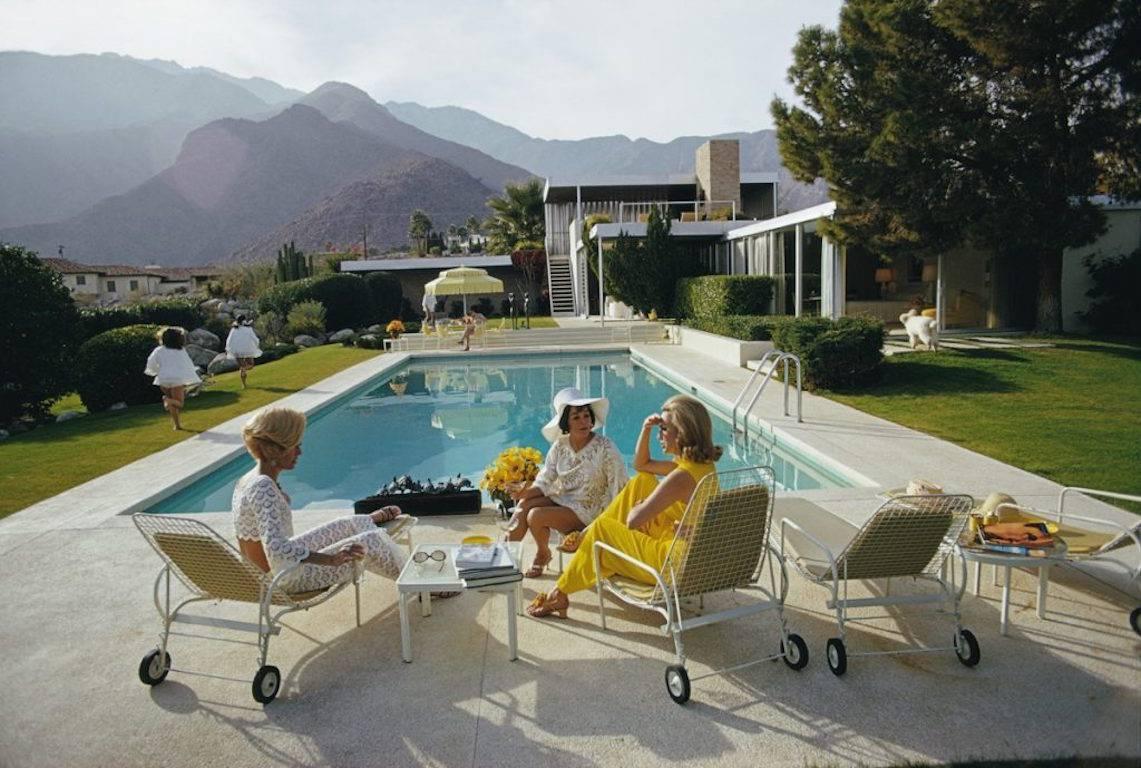 Slim Aarons Color Photograph - 'Kaufmann Desert House' Palm Springs (Estate Stamped Edition)