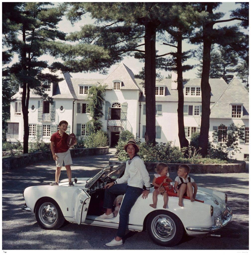 'Cabot Family' New Hampshire (Estate Stamped Edition) - Photograph by Slim Aarons