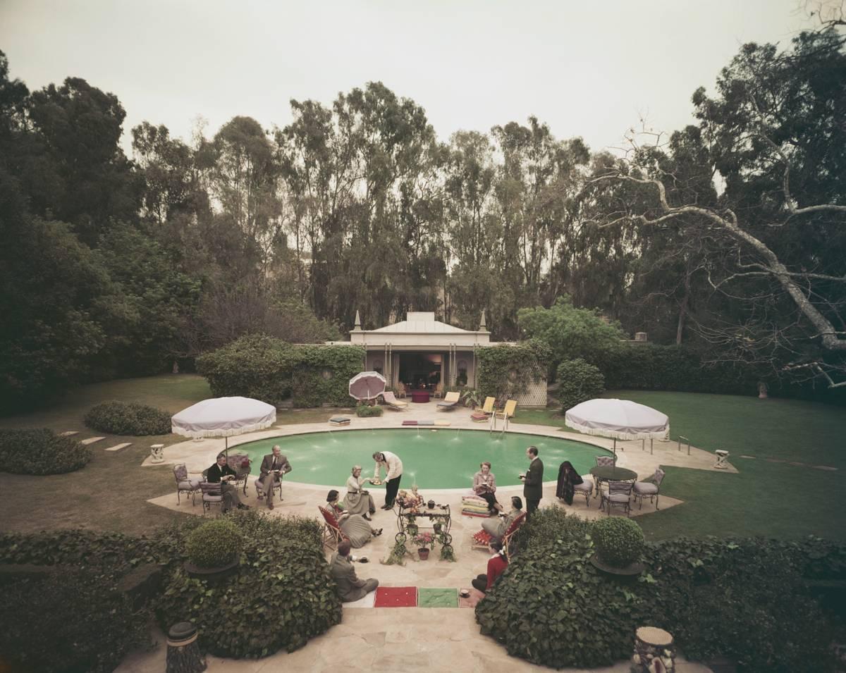 Slim Aarons Figurative Photograph - 'Scone Madam' Beverly Hills (Estate Stamped Edition)