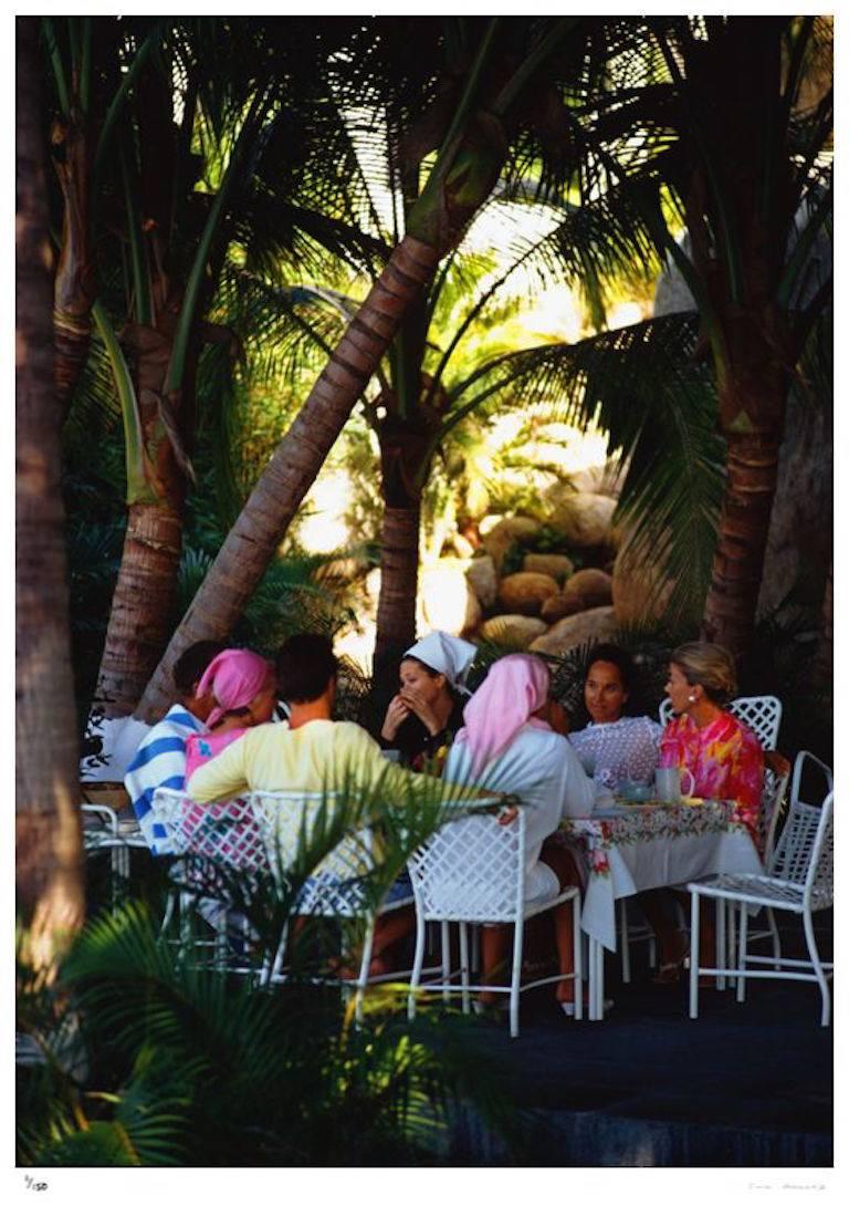 'Oberon’s Lunch' Acapulco (Estate Stamped Edition) - Photograph by Slim Aarons