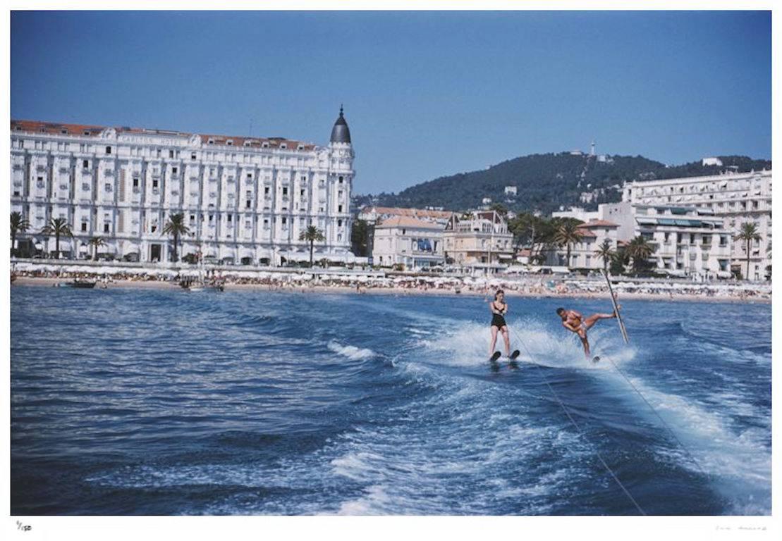 'Cannes Watersports' 1958 (Estate Stamped Edition)  - Photograph by Slim Aarons