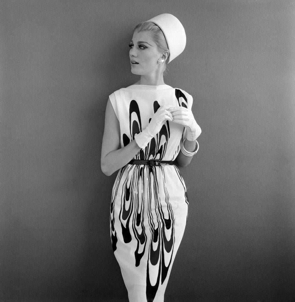 John French Black and White Photograph - 'Cocktail Dress' Limited Edition silver gelatin print V&A Portfolio