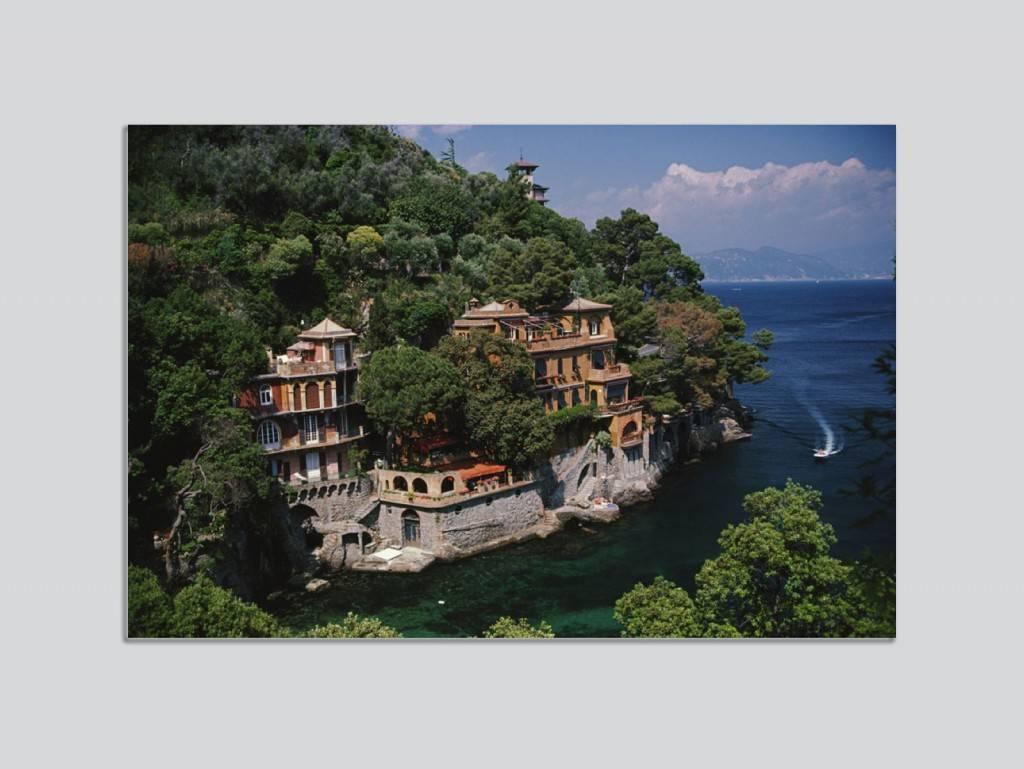 Slim Aarons Landscape Photograph - 'Portofino' Italy (Perspex face mounted Aluminium Dibond)