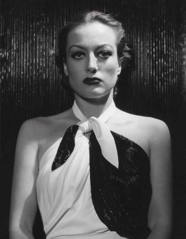 George Hurrell Figurative Photograph - 'Crawford Dramatic Look' (Limited Edition)