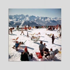 Slim Aarons „Verbier Vacation“ Perspexdruck