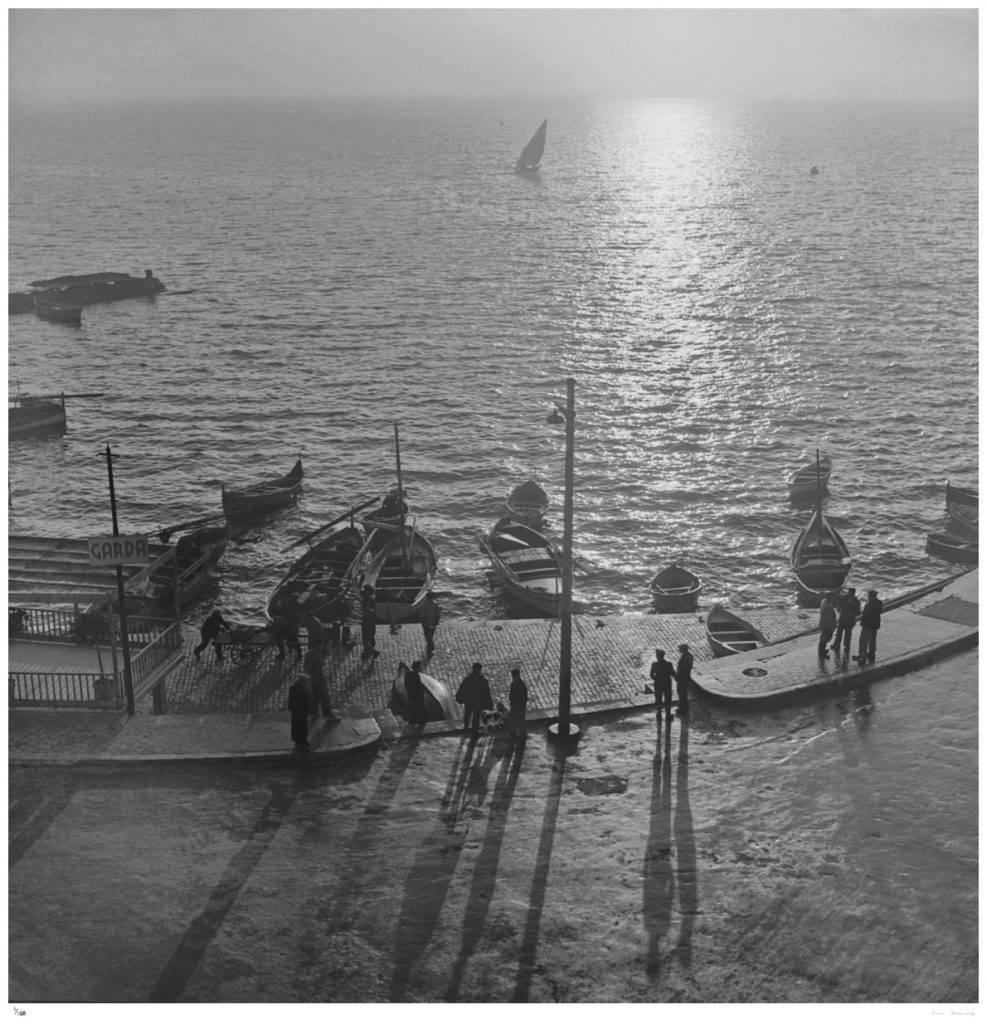 'Anzio Quayside' by Slim Aarons 

People at the quayside in Anzio, Italy, circa 1949. 

This photograph epitomises the travel style and glamour of the period's wealthy and famous, beautifully documented by Aarons.

In his words, he loved to