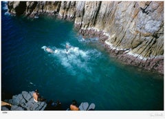 „Cliff Diving At La Quebrada“ – Ungerahmter Druck in limitierter Auflage mit Signaturstempel