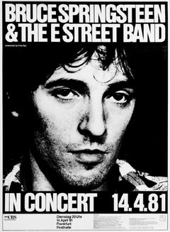 Bruce Springsteen 1981 Original Vintage Poster
