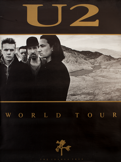 U2 The Joshua Tree World Tour 1987 Poster