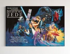 Return Of The Jedi 1983 British Quad Poster