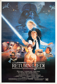 Return Of The Jedi 1983 Original Vintage Poster