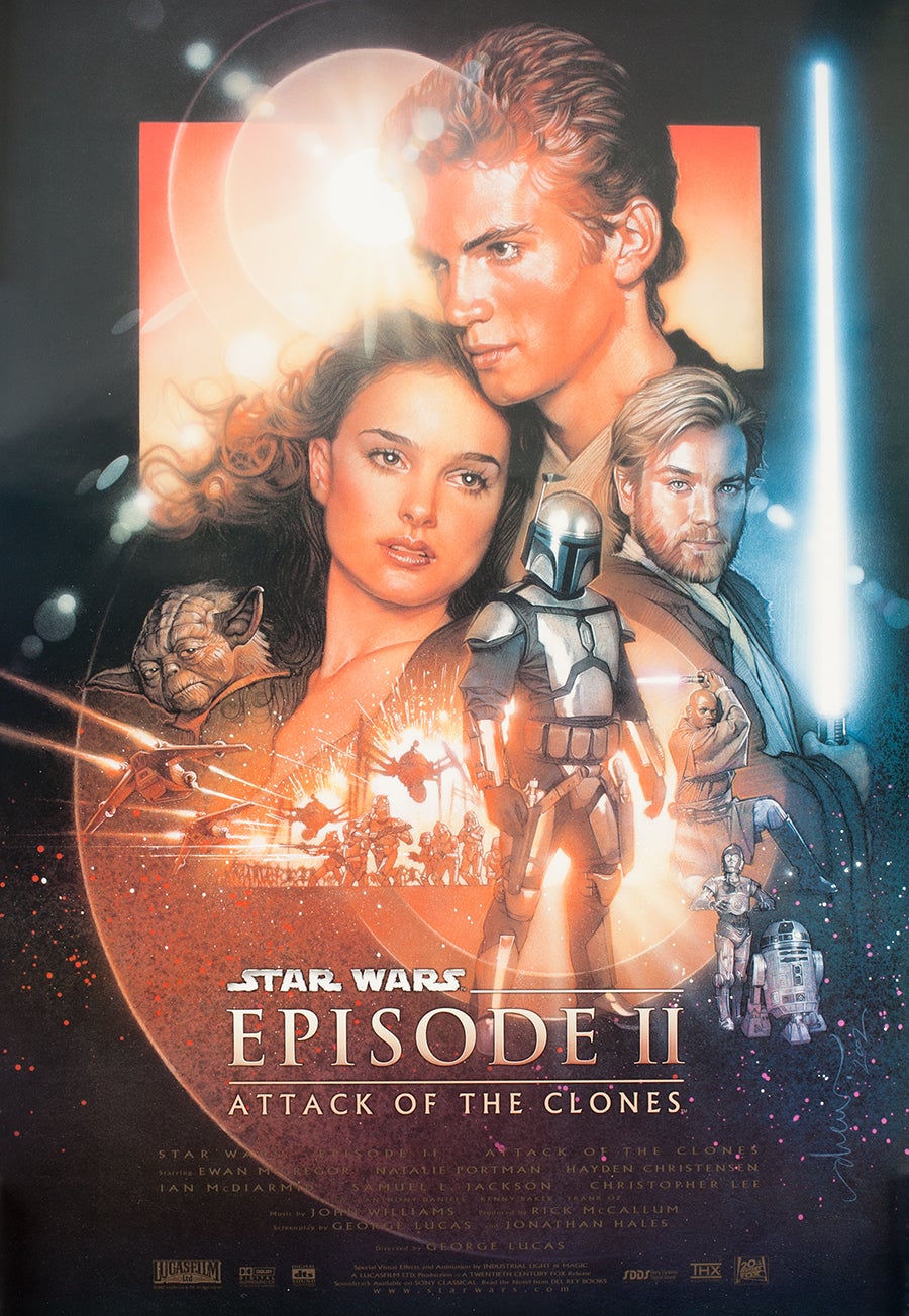 Unknown Print - Star Wars Episode II Original Poster