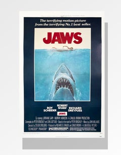 Jaws 1975 Original Vintage One Sheet Poster