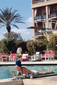 Slim Aarons Poolside In Marrakesh, Morocco 1969 Official Limited Estate Edition