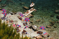 Slim Aarons Il Pellicano Beach 1973 Official Limited Estate Edition