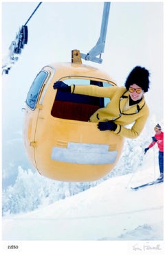Toni Frissell 'Sugarbush Ski Lift' Limited Signature Stamped Edition