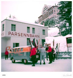 Toni Frissell 'Ski Bus' Unframed Limited Signature Stamped Edition