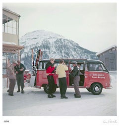 Toni Frissell 'Ski Bus' Unframed Limited Signature Stamped Edition